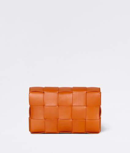 Intreccio leather cross-body bag