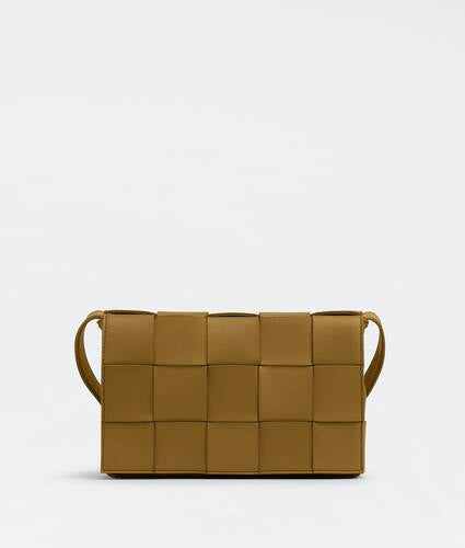 Intreccio leather cross-body bag