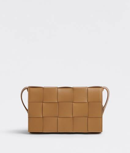 Intreccio leather cross-body bag