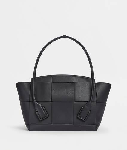 Medium Leather Intreccio Arco Top-Handle Bag