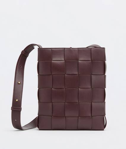 Intreccio leather cross-body bag