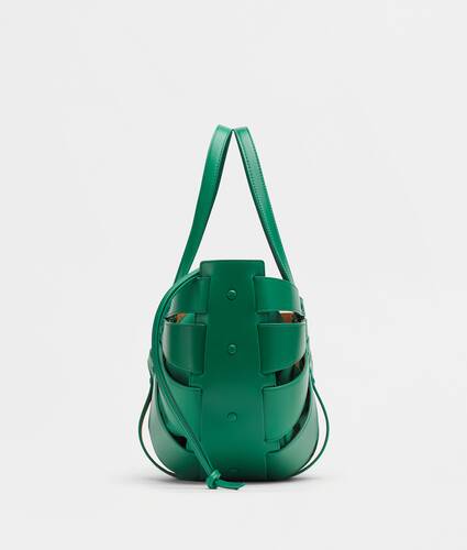 Medium cut-out leather tote bag