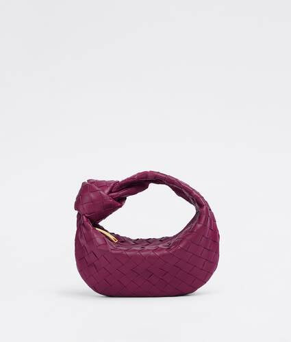 Mini intrecciato leather top handle bag