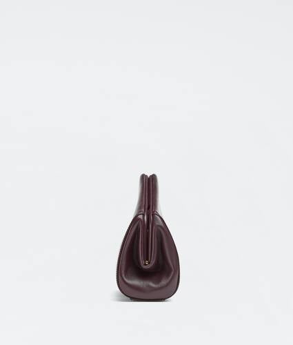 Small leather top handle bag