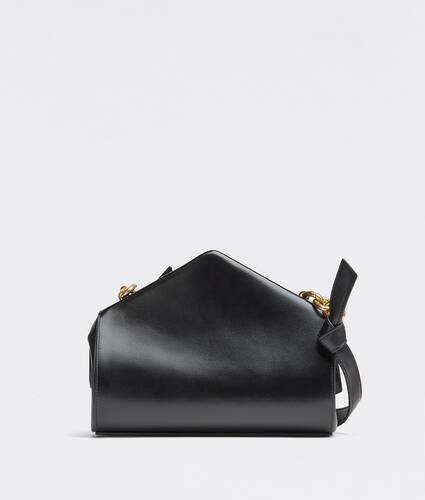 Small leather top handle bag