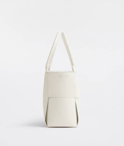 Small intreccio grained leather tote bag