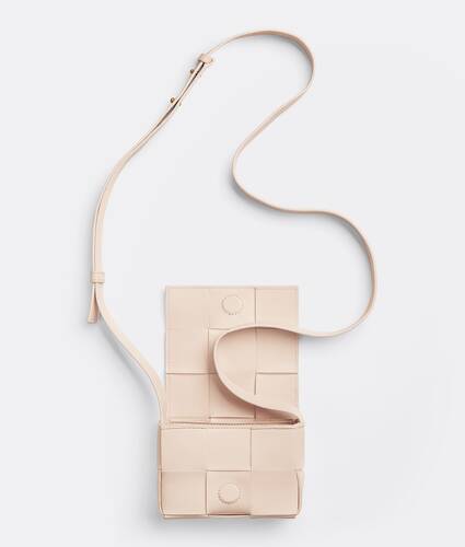 Mini intreccio leather cross-body bag