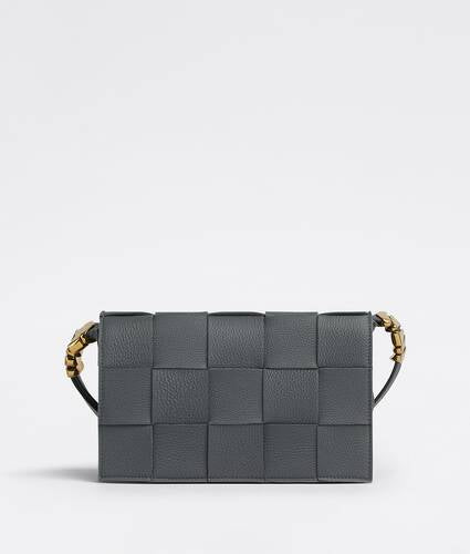 Intreccio grained leather cross-body bag