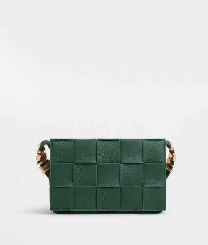 Intreccio grained leather cross-body bag