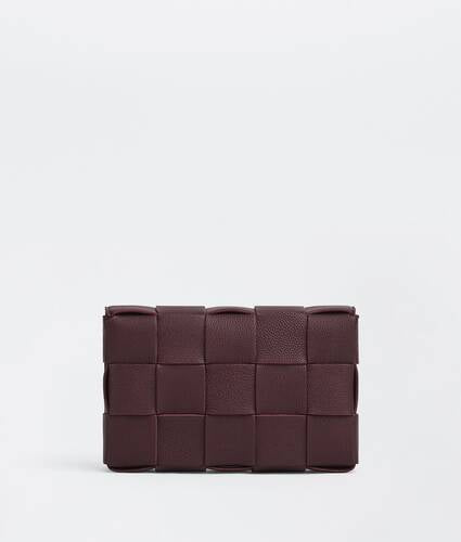 Intreccio grained leather cross-body bag