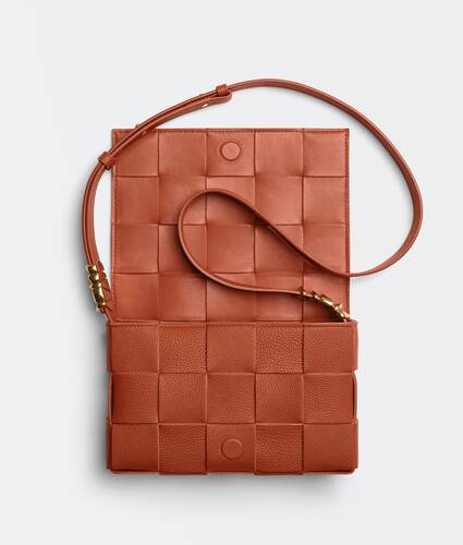 Intreccio grained leather cross-body bag