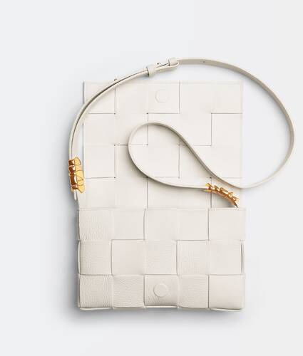 Intreccio grained leather cross-body bag