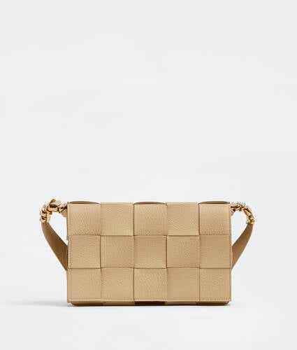 Intreccio grained leather cross-body bag