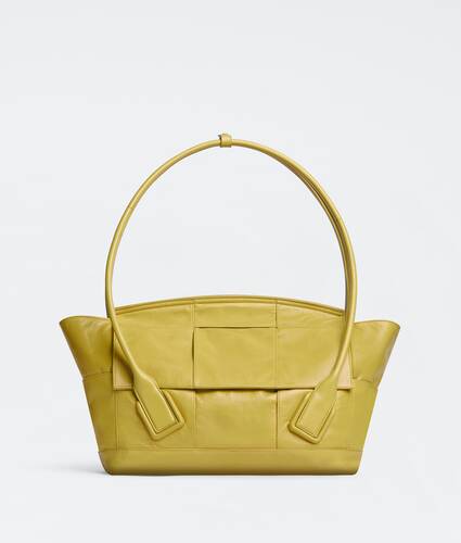 Medium Leather Intreccio Arco Top-Handle Bag