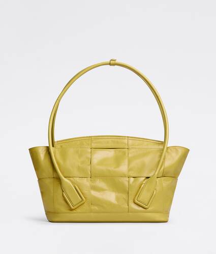 Medium Leather Intreccio Arco Top-Handle Bag