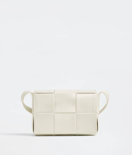 Intreccio leather cross-body bag