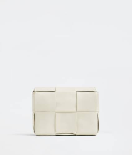 Intreccio leather cross-body bag