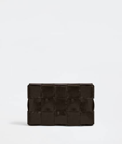 Intreccio leather cross-body bag