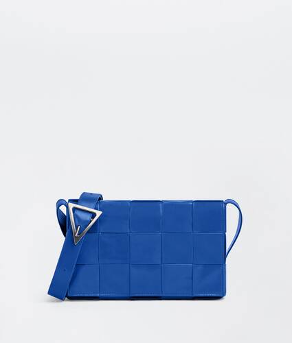 Intreccio leather cross-body bag