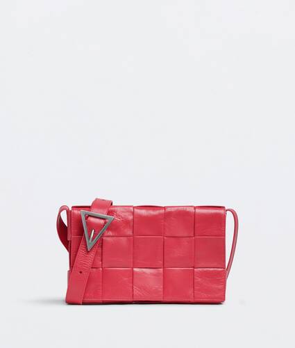 Intreccio leather cross-body bag