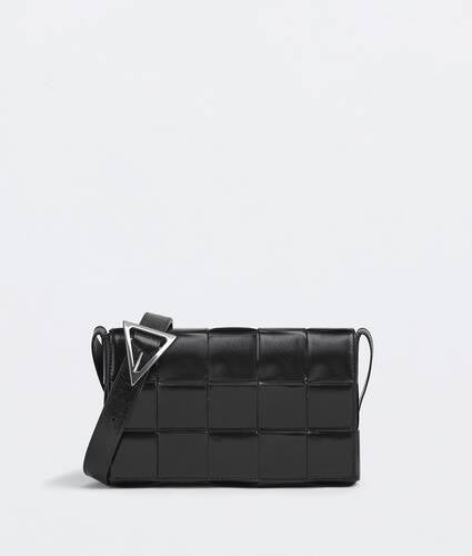 Intreccio leather cross-body bag