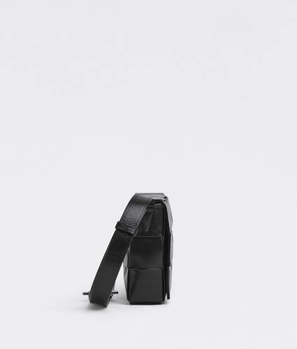 Intreccio leather cross-body bag