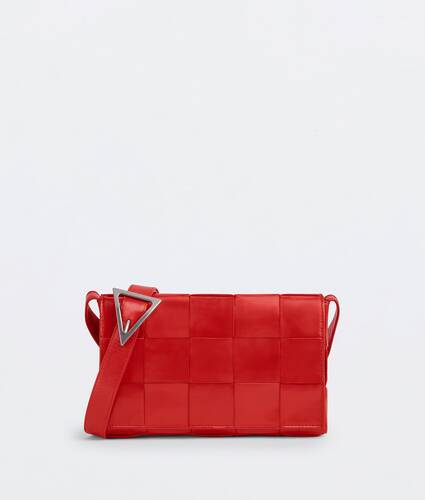 Intreccio leather cross-body bag