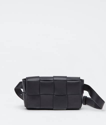 Mini intreccio leather belt bag