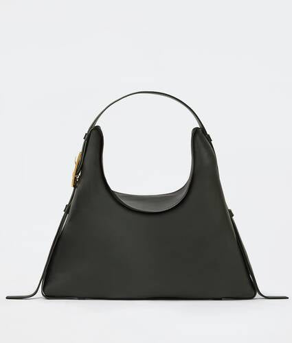 Leather medium shoulder bag