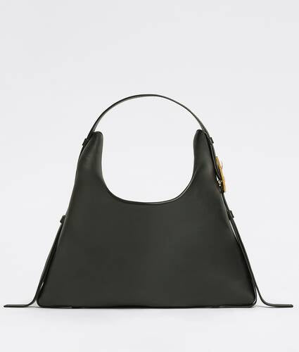 Leather medium shoulder bag