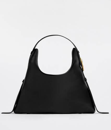 Leather medium shoulder bag