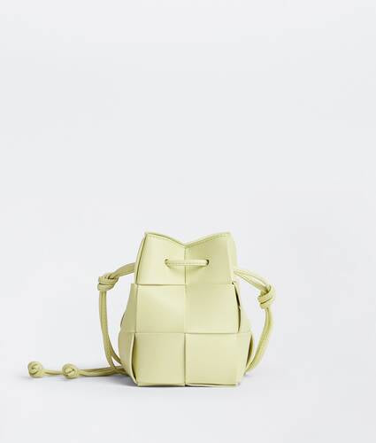 Mini Intreccio Leather Cross-body Bucket Bag