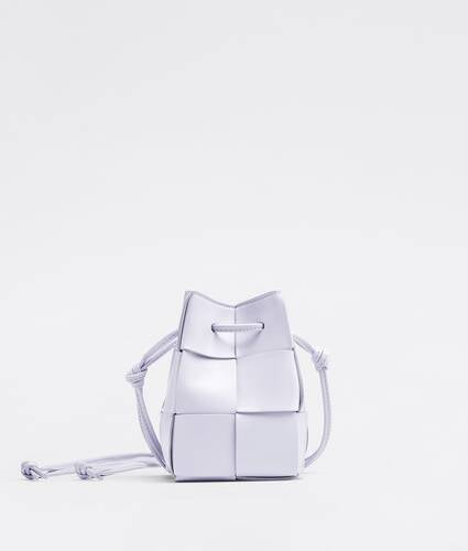 Mini Intreccio Leather Cross-body Bucket Bag