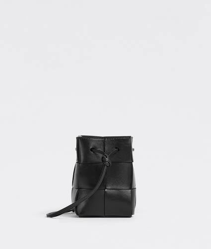 Mini Intreccio Leather Cross-body Bucket Bag