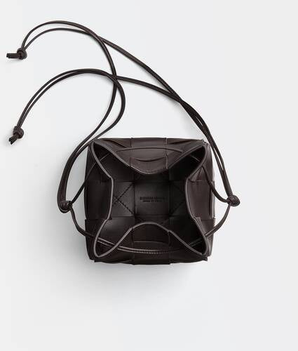 Small Intreccio Leather Cross-body Bucket Bag