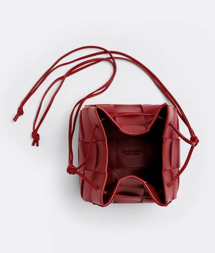 Small Intreccio Leather Cross-body Bucket Bag