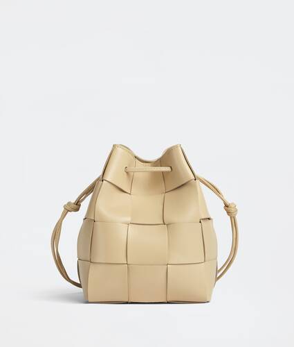 Small Intreccio Leather Cross-body Bucket Bag