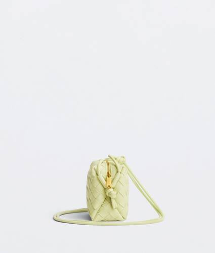 Mini intrecciato leather cross-body bag