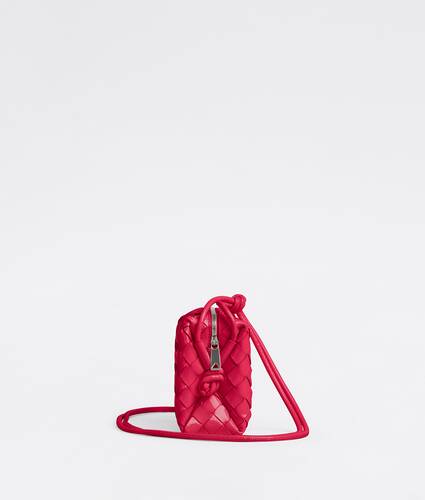 Mini Intrecciato Patent Leather Cross-body Bag