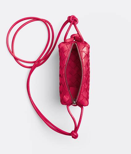 Mini Intrecciato Patent Leather Cross-body Bag