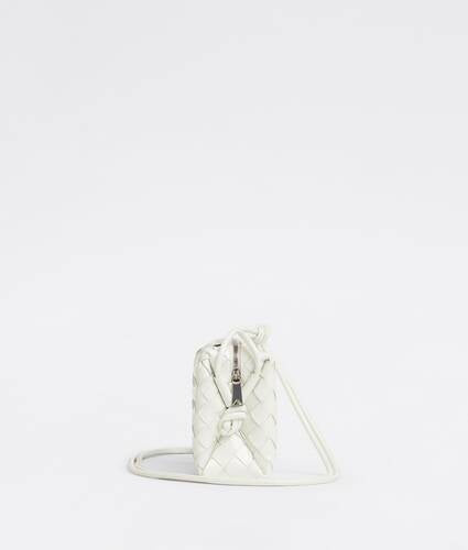 Mini Intrecciato Patent Leather Cross-body Bag