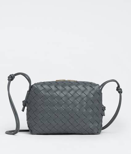 Small Intrecciato Leather Crossbody Bag