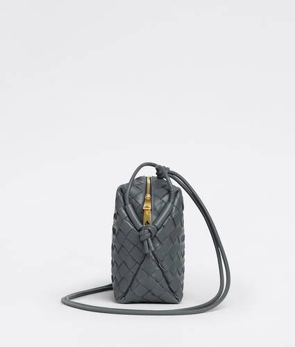 Small Intrecciato Leather Crossbody Bag