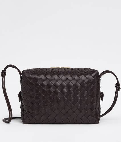 Medium Intrecciato Leather Crossbody Bag