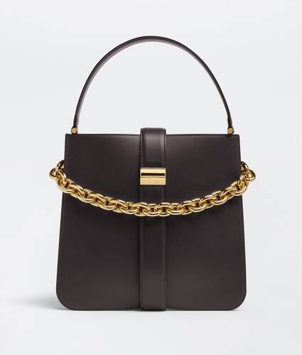 Leather shoulder bag