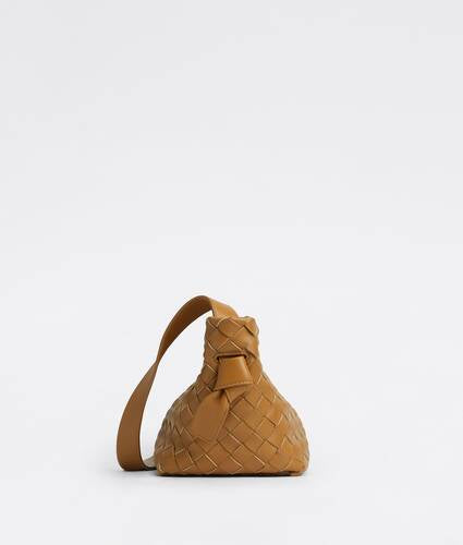 Intrecciato leather shoulder bag