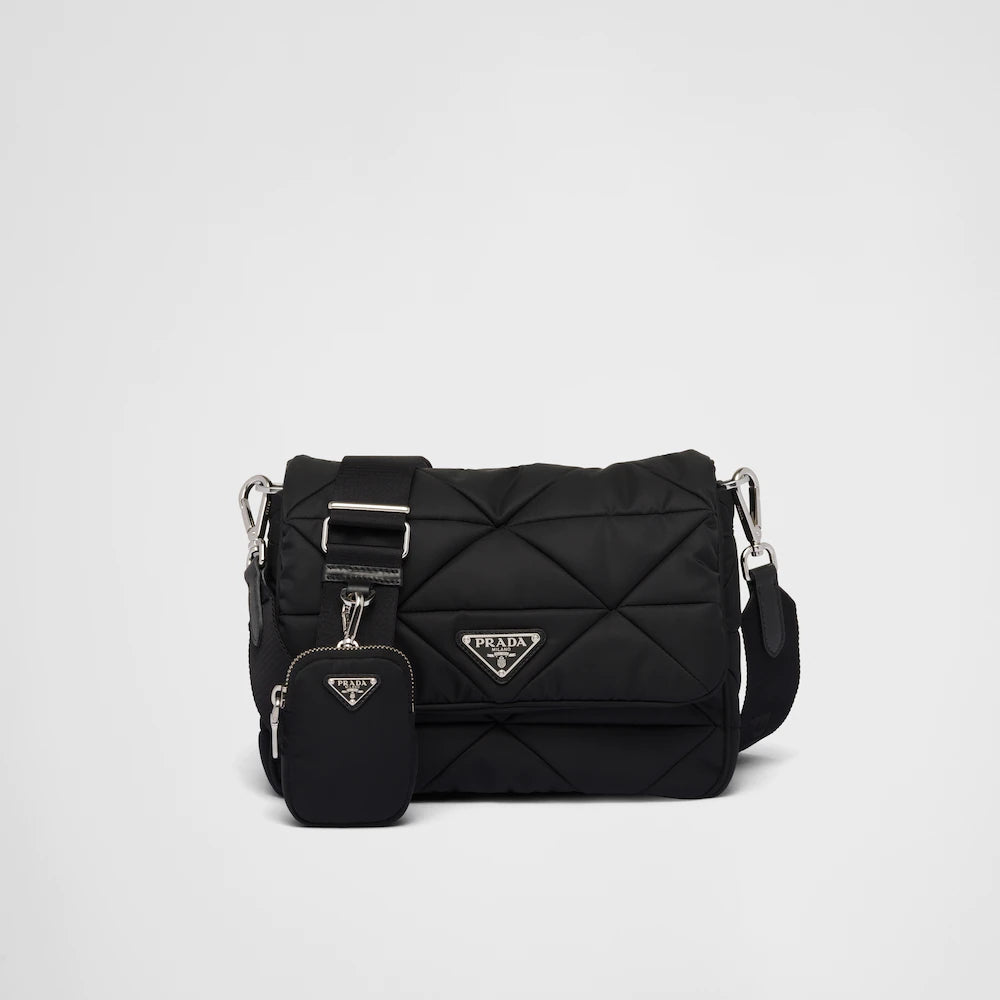 Padded Re-Nylon shoulder bag