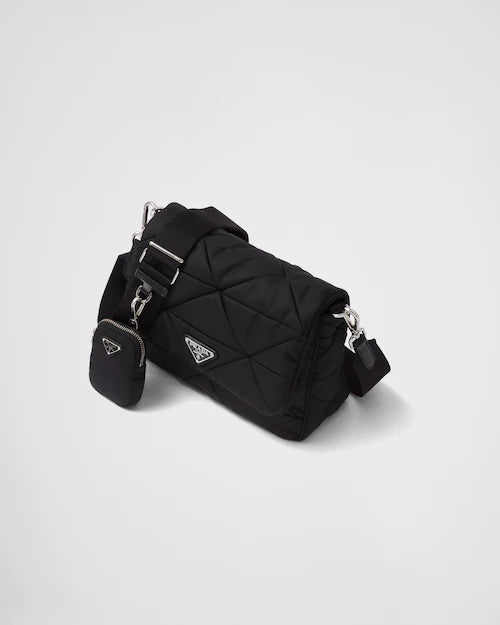 Padded Re-Nylon shoulder bag