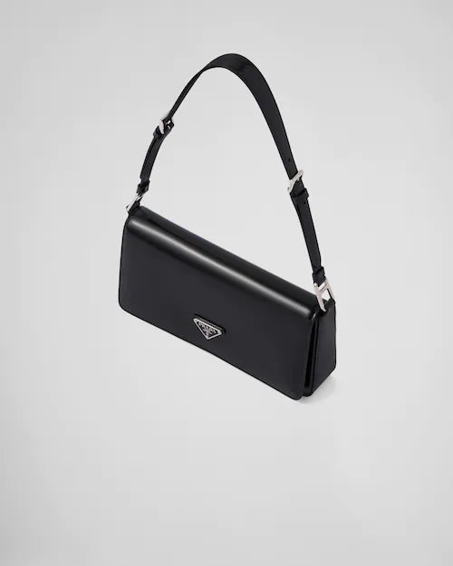 Brushed leather Prada Femme bag