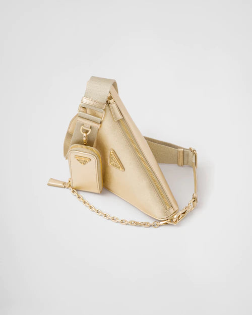 Prada Triangle Saffiano leather shoulder bag